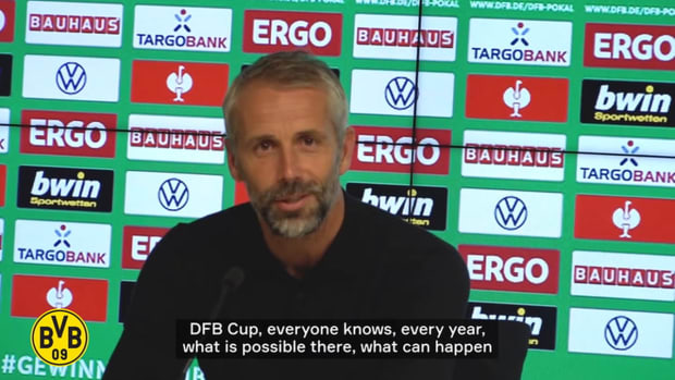 Rose praises his team after Dortmund's win against Wiesbaden